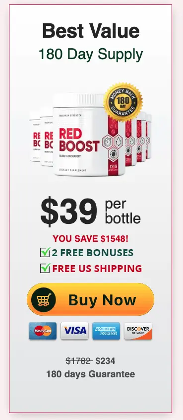 Buy Red Boost - 6 Bottles